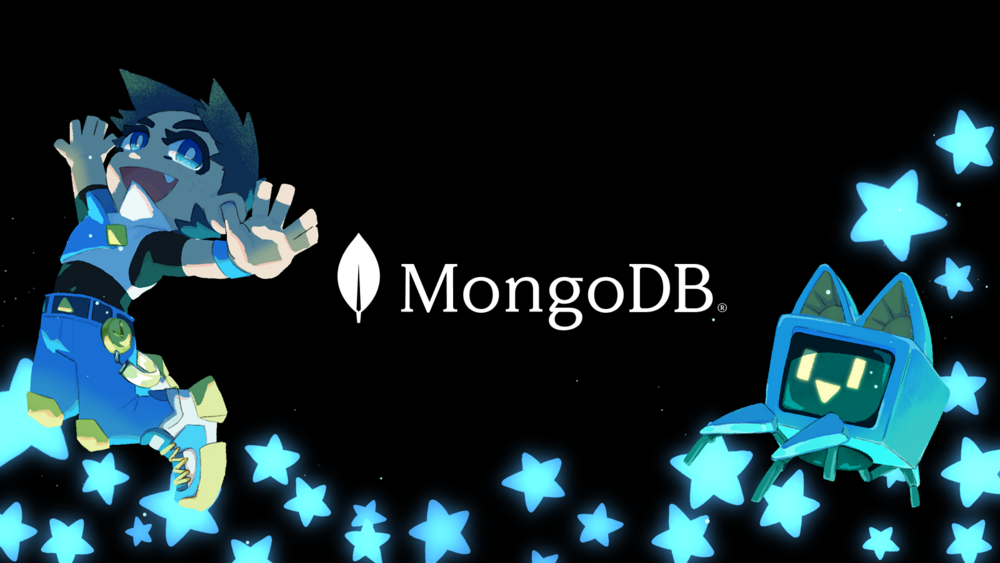 Sign up for a MongoDB Atlas Account! background