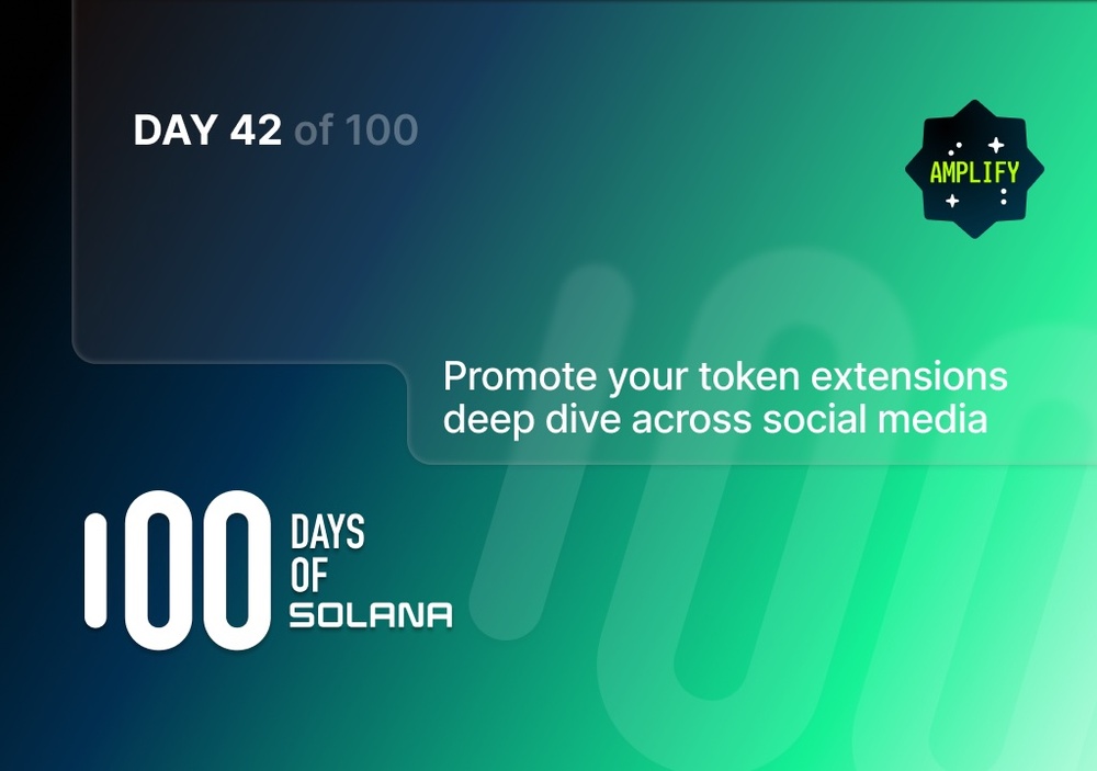Promote your token extensions deep dive across social media background