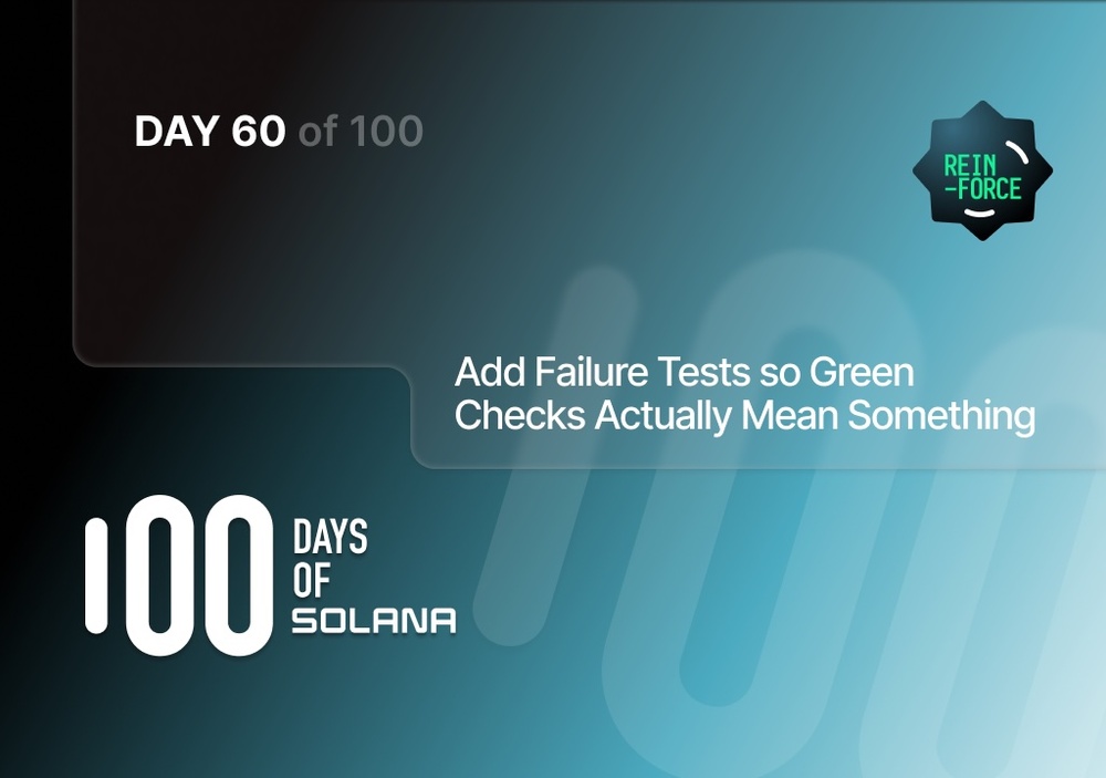 Add failure tests so green checks actually mean something background