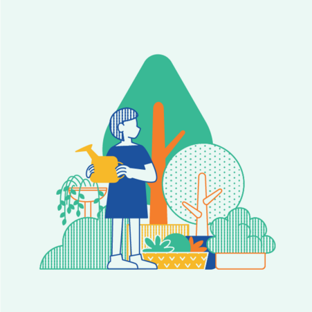 Garden Hacks background