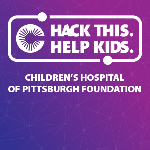 Hack This. Help Kids. background