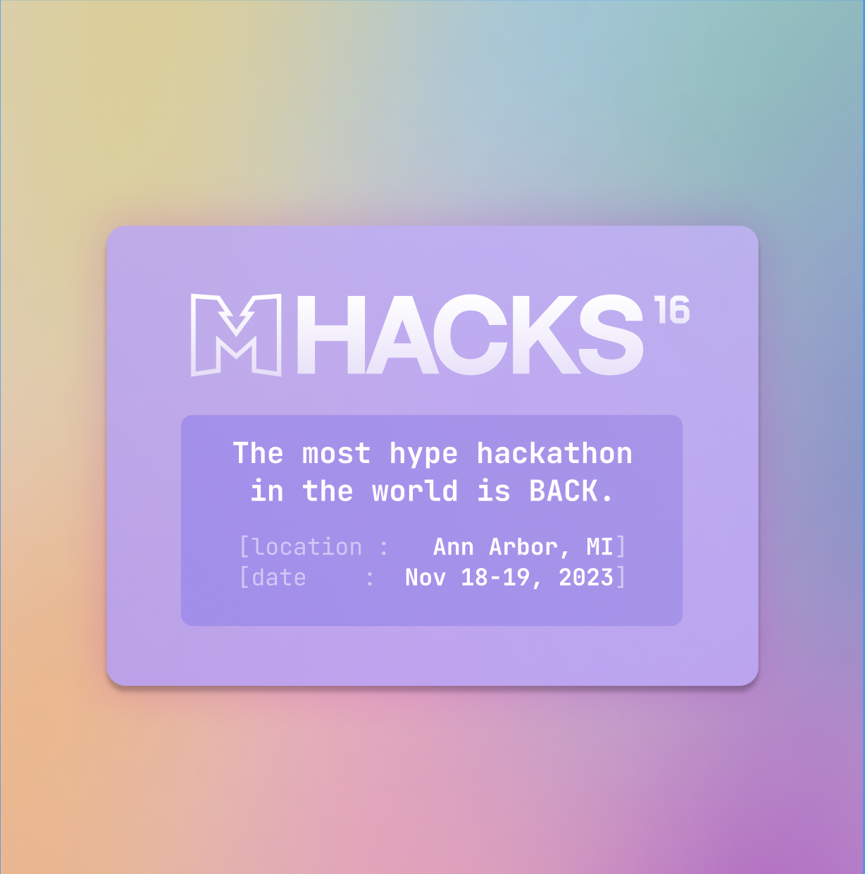 MHacks background