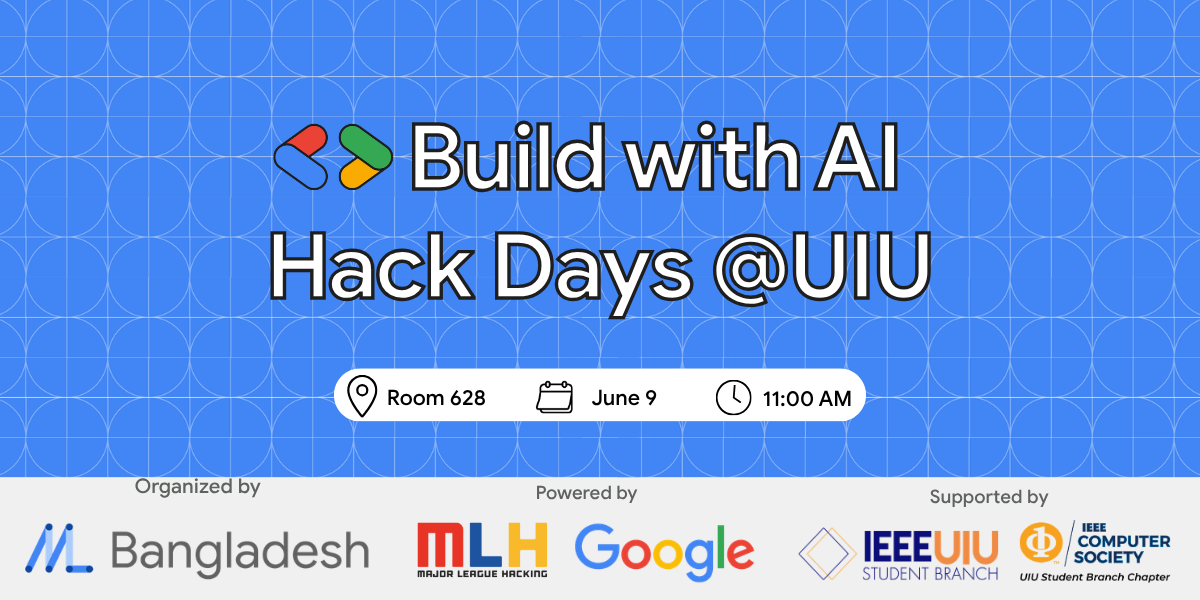 Build With AI Hack Days @UIU background