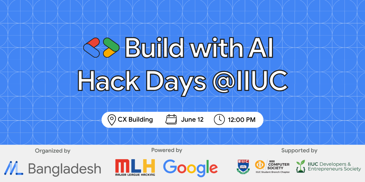 Build With AI Hack Days @IIUC background