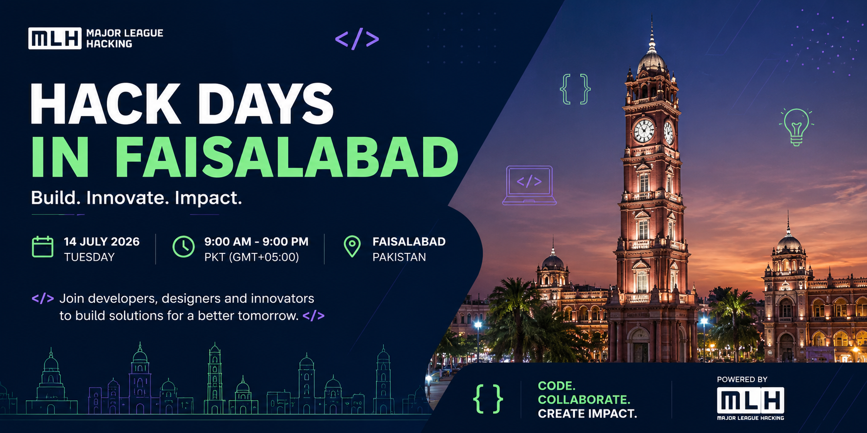 Hack Days in Faisalabad background