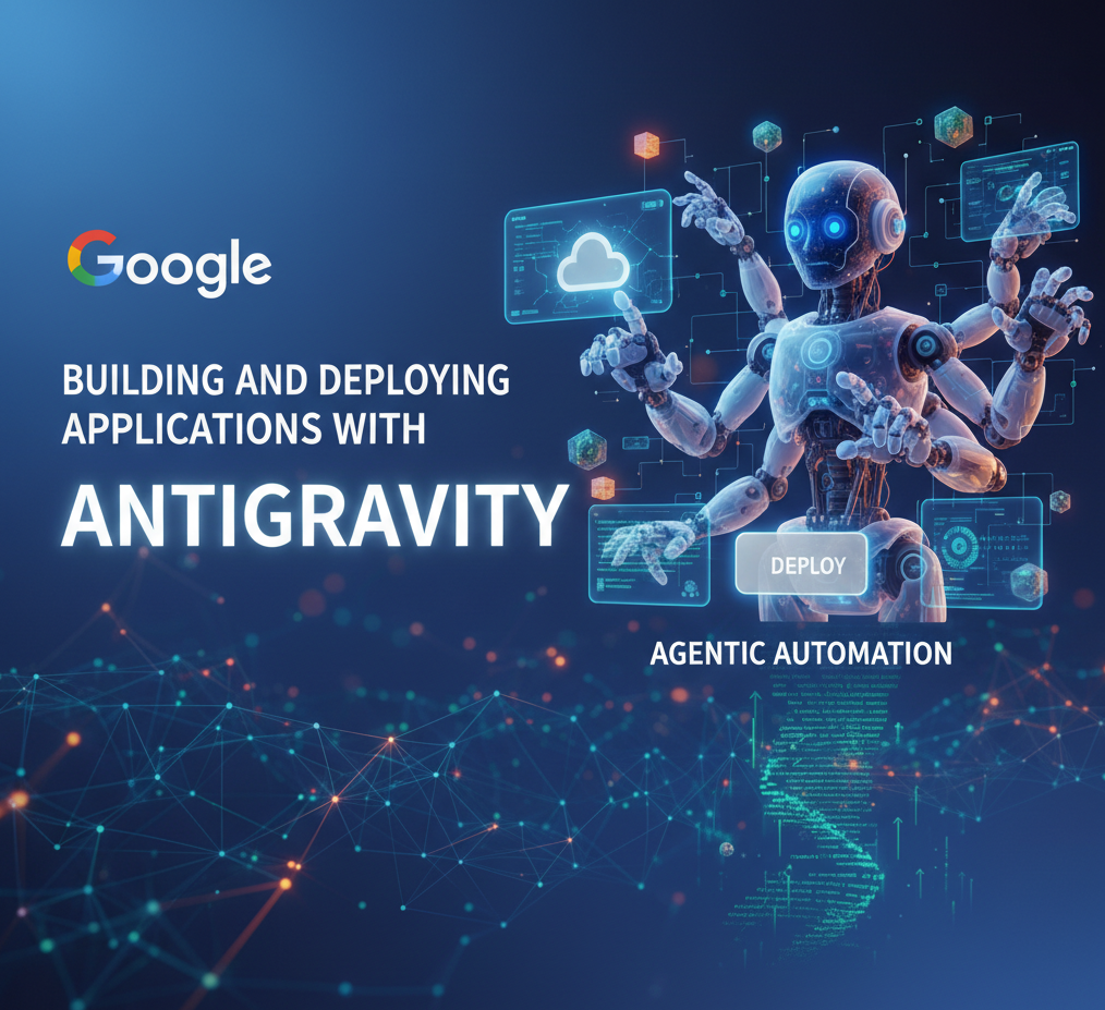 Building and Deploying Applications with Google Antigravity background