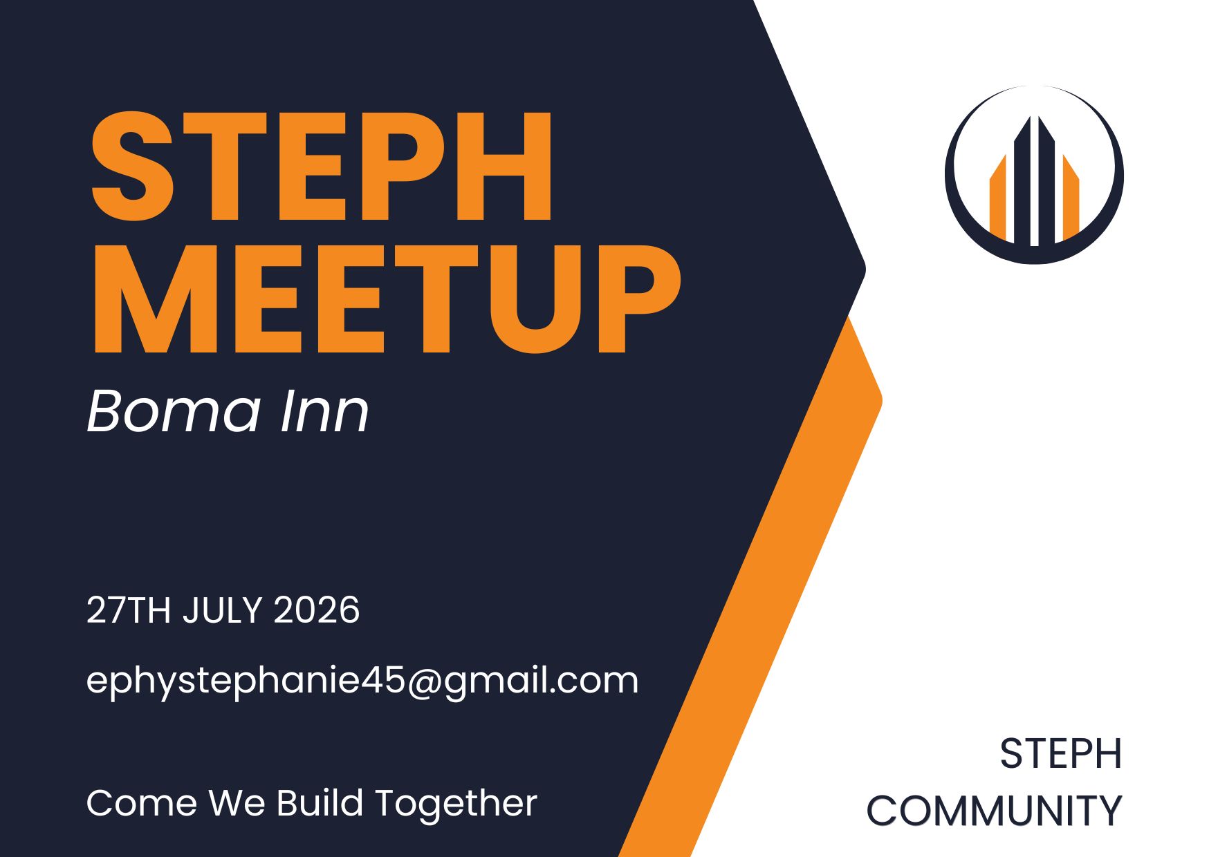 Steph Meetup and Hack Day background
