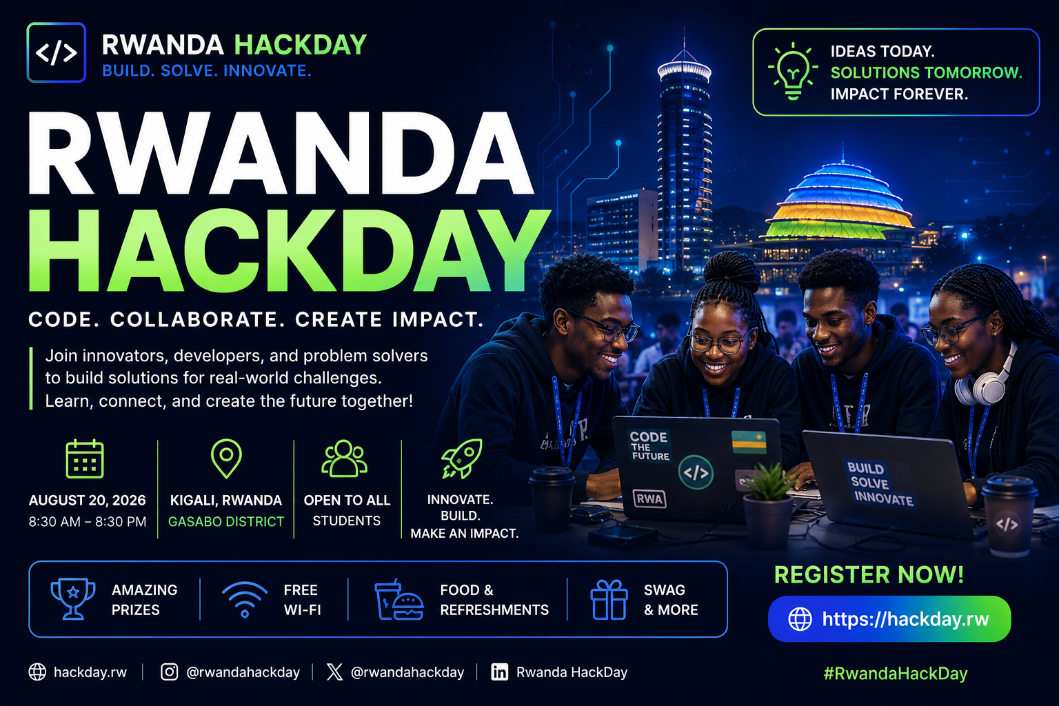 Rwanda hackday background