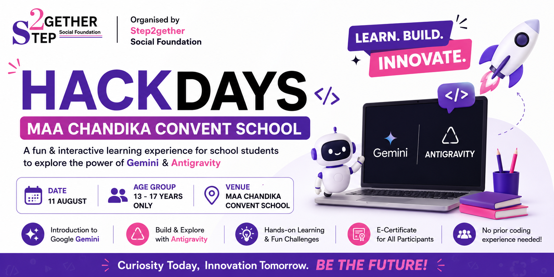 Hack Days Maa Chandika Convent School , Sarosa background