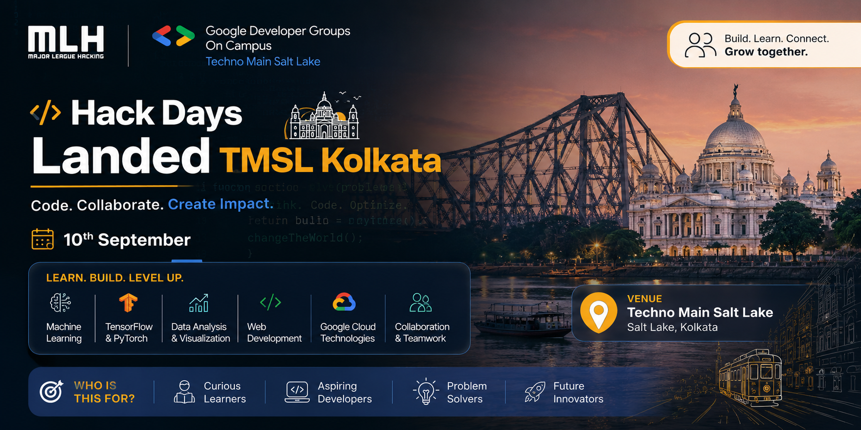 Hack Days Landed TMSL Kolkata background
