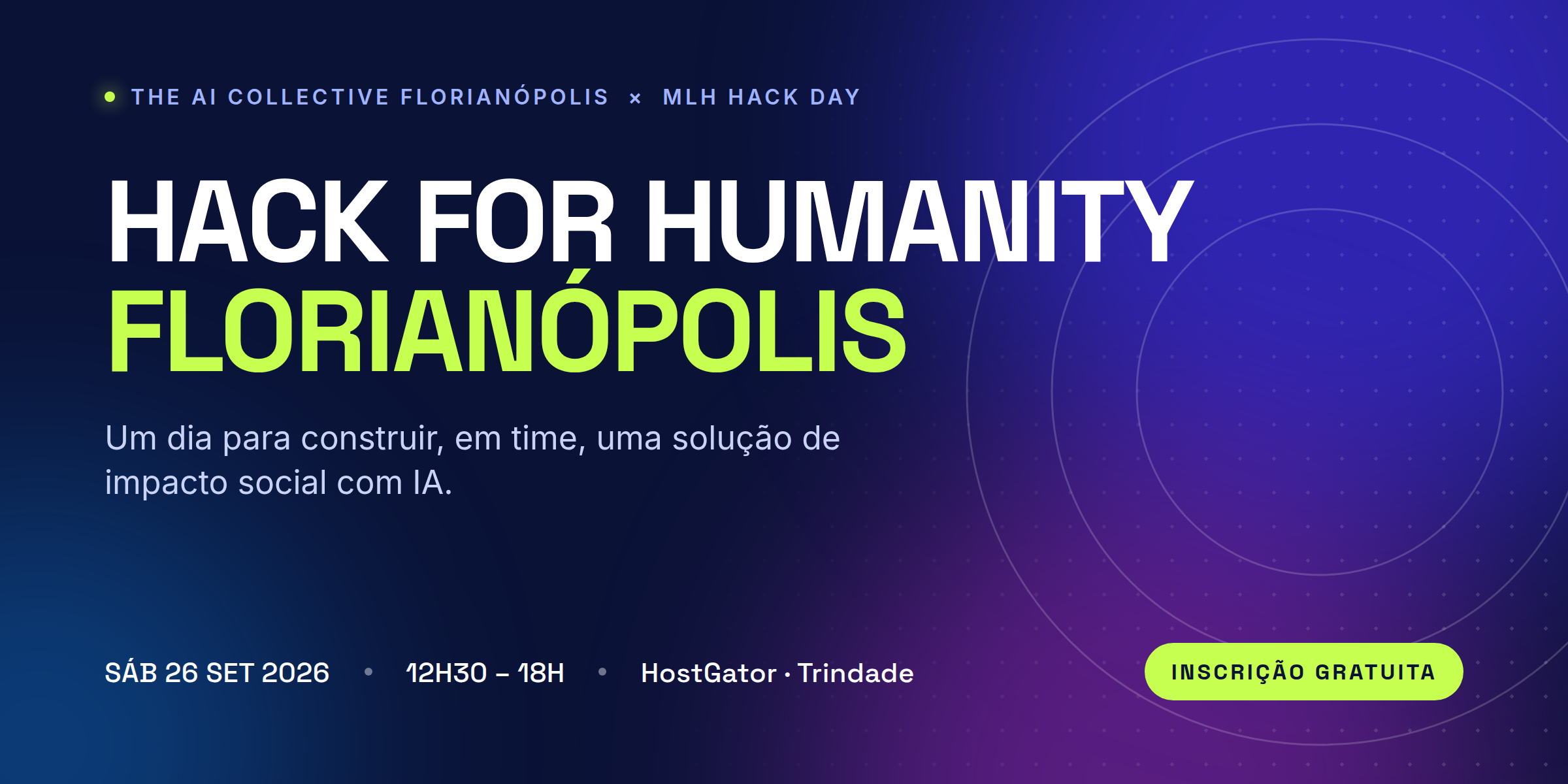 Hack for Humanity: Florianópolis background
